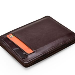 Flip PU Magic Wallet Business Card Holder Bags