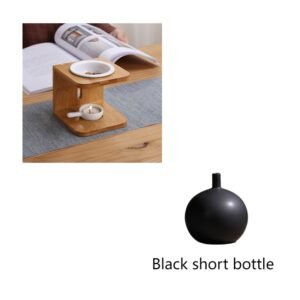 Ceramic Aroma Oil Bamboo Candle Holder