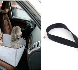 Retro Dual-purpose Pet Car Mat Front Seat Cushion