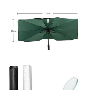 Super Strong Sunscreen Folding Compact Portable Rain And Rain Strong Car Umbrella